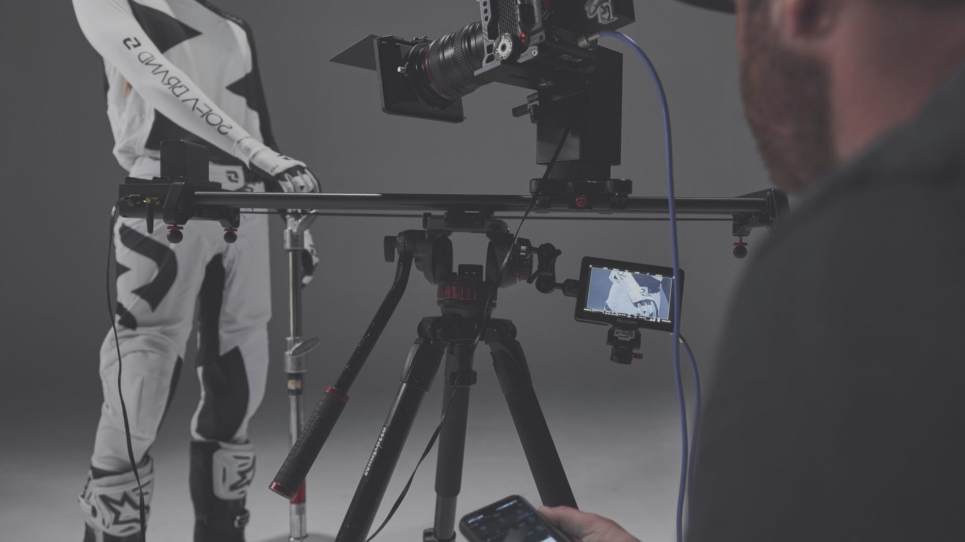 Professional video editing workspace showing transitions panel and timeline